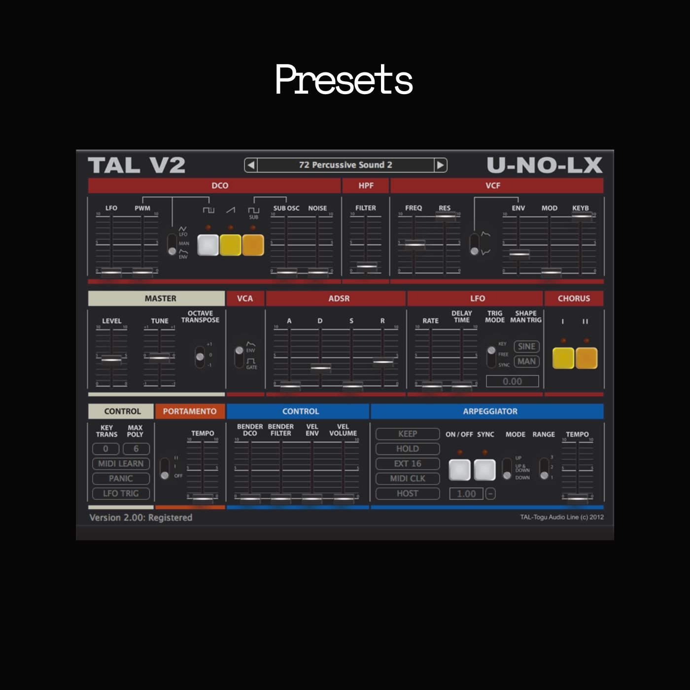 Afroplug - Best Tal U No LX Presets