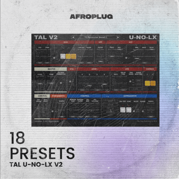 Afroplug-Tal U No LXV2プリセット