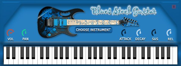 Produza com Free Blues VST: FS Blues Steel Guitar