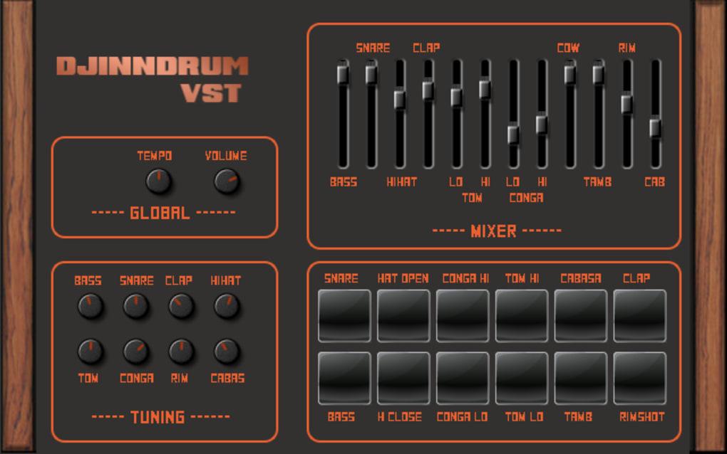 Djinndrum VST gratuito, Emulación Linndrum: Michael Jackson 80s Drum