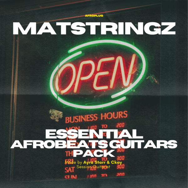 170+ Essential Afrobeats Guitars Loops Pack made By Matzringz - Ckay, Ayra Starr & Mavin Records