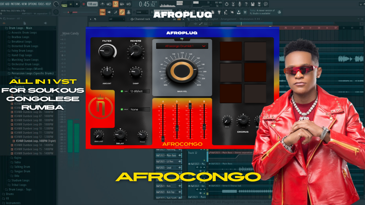 How I Produce Beats for Innoss’ B with Afrocongo: Free Soukous Seben & Congolese Rumba VST